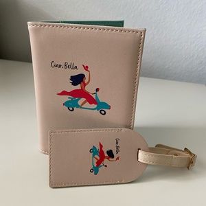 Passport Cover and Luggage Tag Set